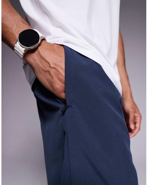 4505 Blue Icon 8cm Quick Dry Running Shorts With Back Phone Pocket 2 Pack for men