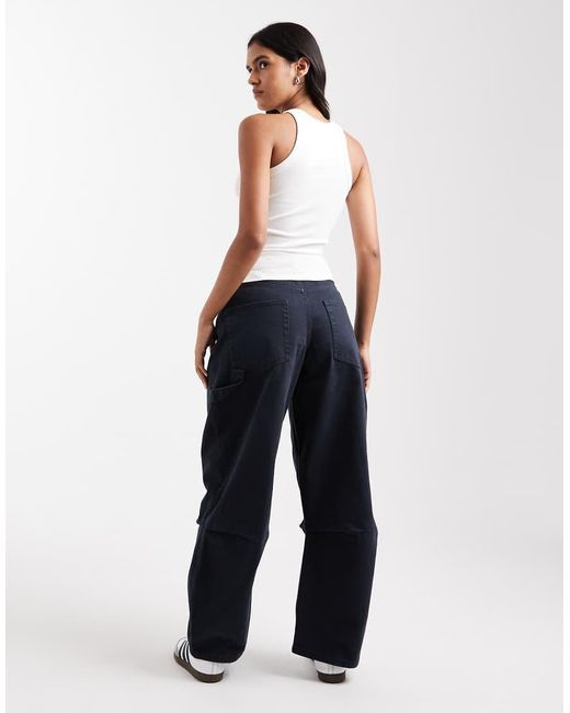 ASOS Blue Utility Barrel Cargo Jean