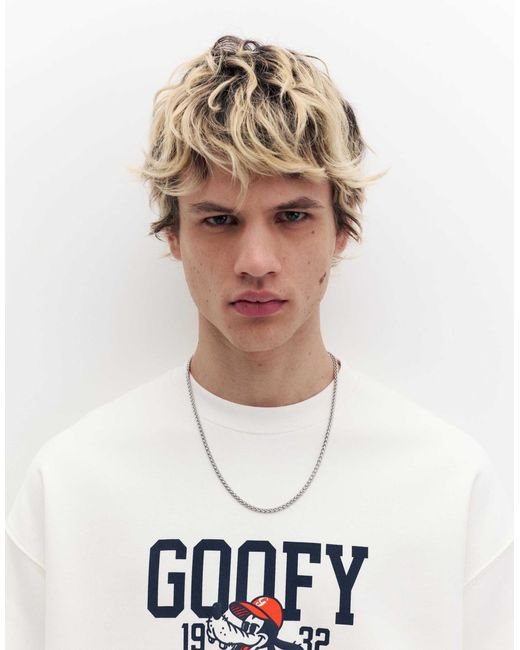 Pull&Bear – t-shirt in Blue für Herren