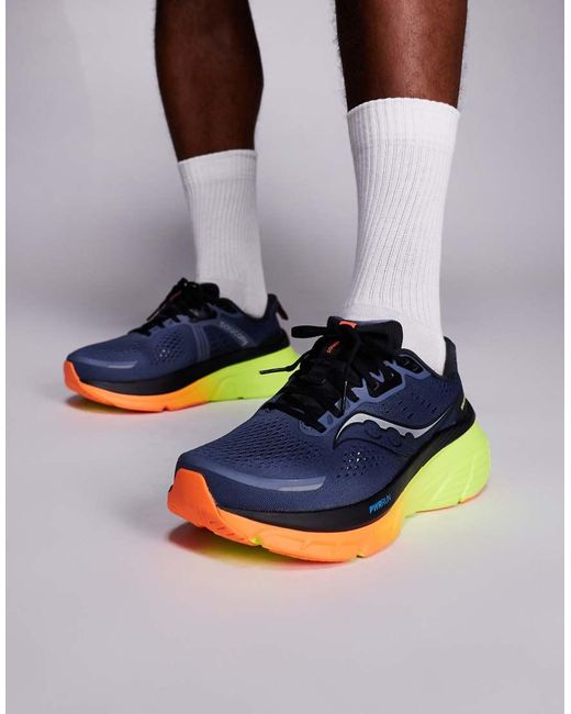 Saucony Gray Guide 18 Running Trainers for men