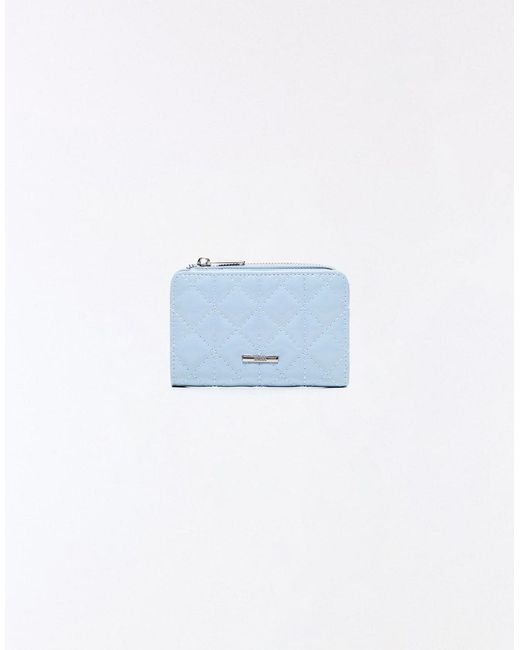 Bershka Blue Patent Effect Purse