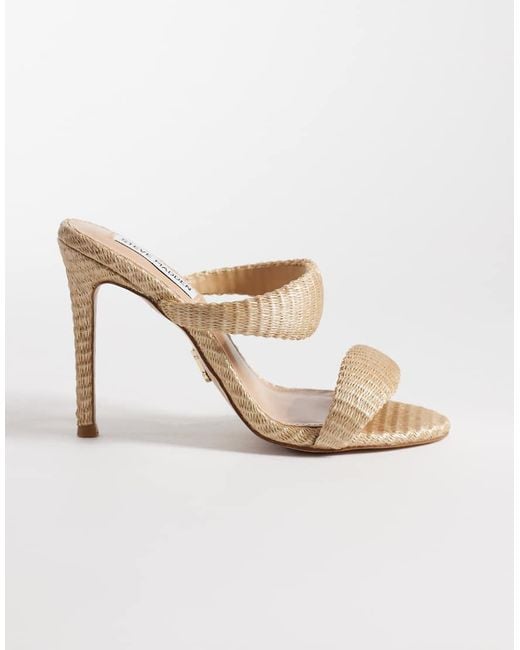 Steve Madden White Saturn Heeled Sandal