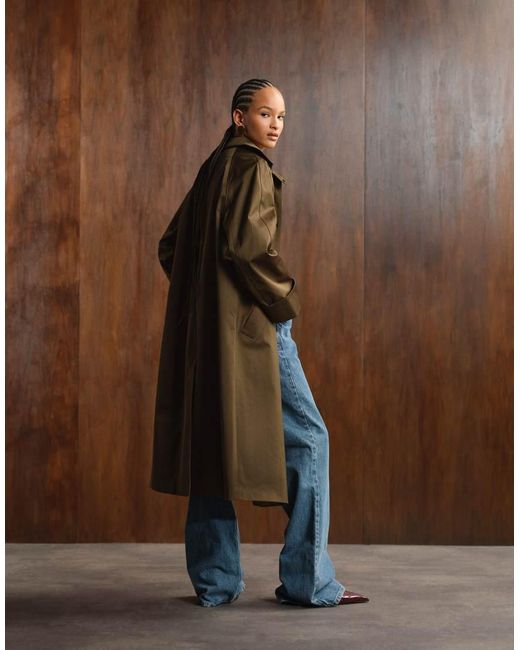 ASOS Natural Longline Trench