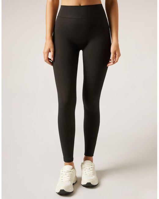 Calzedonia Black Scrunch Sculpt Leggings
