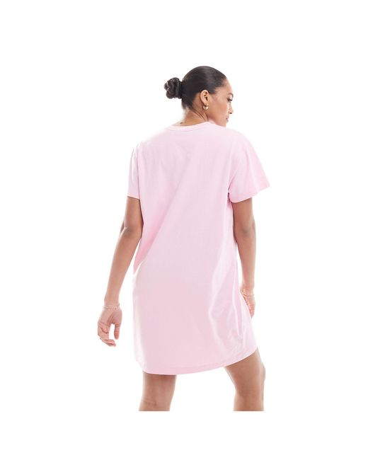 Polo Ralph Lauren Pink – sport capsule – t-shirt-kleid aus jersey mit logo