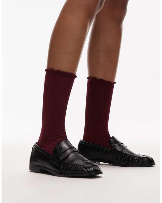 & Other Stories Purple Glitter Frill Socks