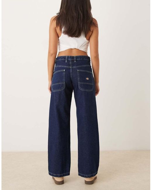 Dickies Blue Mechanic Wide Fit Denim Jeans