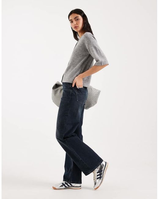 Brave Soul Gray Short Sleeve Relaxed Fit Knit Cardigan