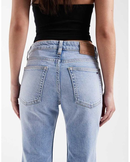 Tommy Hilfiger Blue Cleo Mid Rise Bootcut Jeans