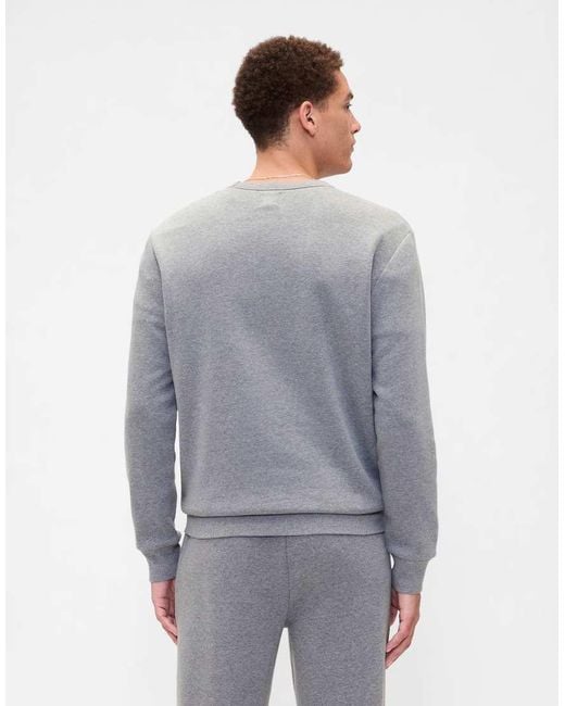 Gap Gray Tonal Logo Sweatshirt Co-Ord for men