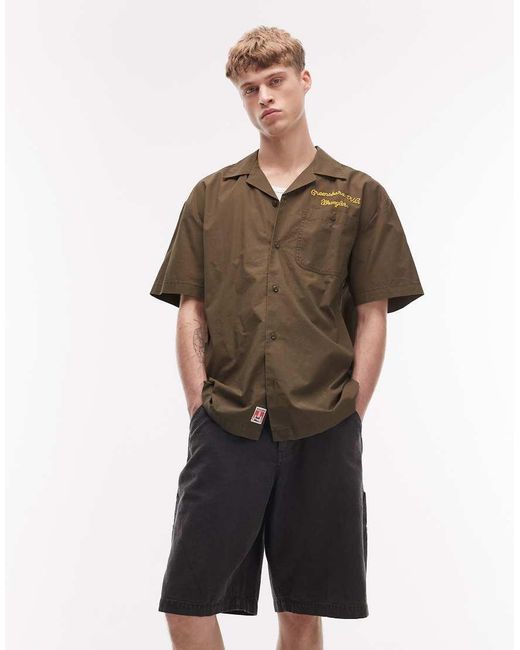 AllSaints Black Jackson Denim Jort for men