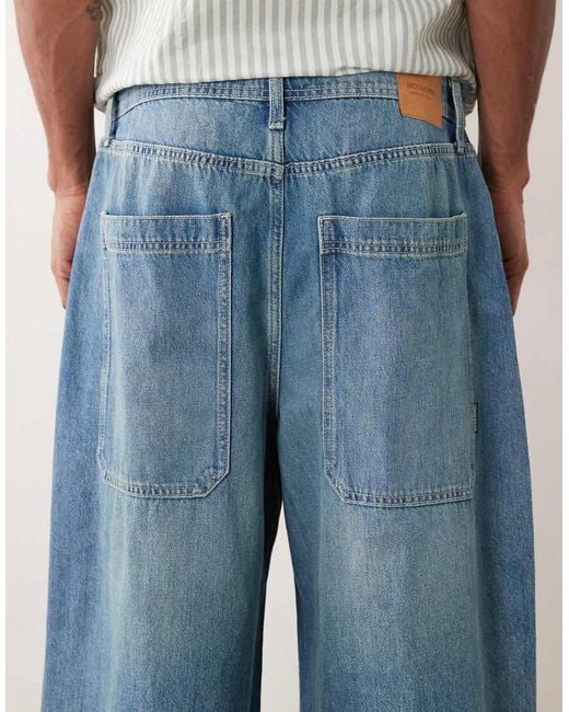 Jack & Jones Blue Super baggy Jorts for men