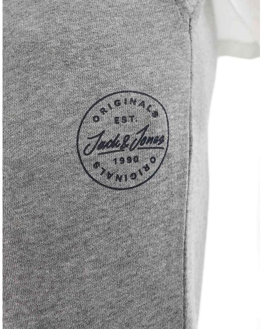 Jack & Jones White Slim jogger for men