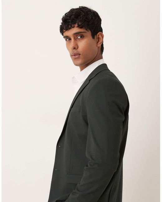Blazer ajusté - foncé SELECTED pour homme en coloris Gray