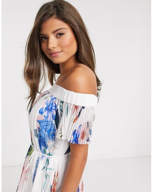 Ted baker dress off hotsell the shoulder