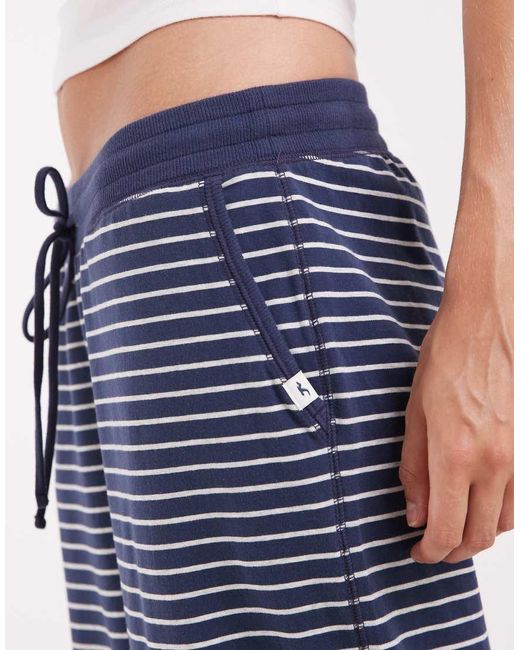 Hollister Blue Cosy Wide Leg Trousers