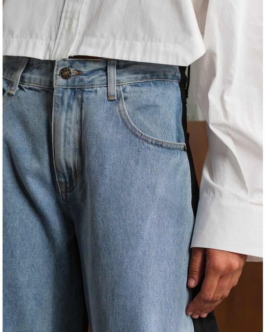 Lioness Blue Horseshoe Barrel Leg Jeans
