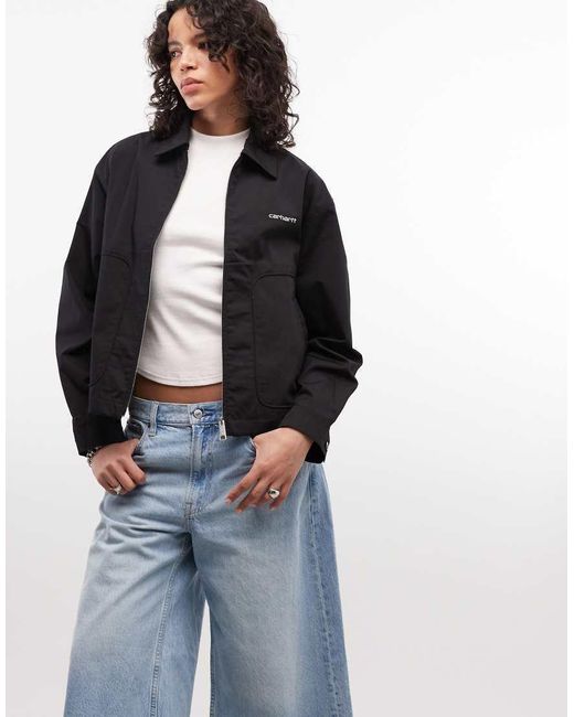 Carhartt Blue Postal Zip Through Jacket