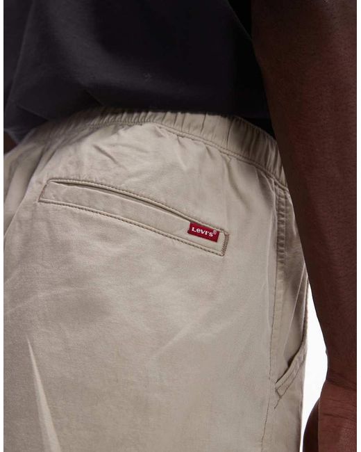 Levi's Losse Chino Van Linnen Met Trekkoord in het White voor heren