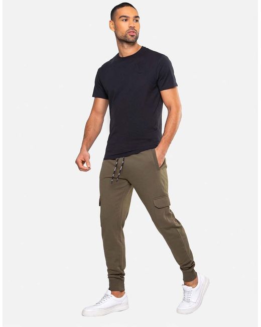 Threadbare Green Cargo Style Joggers for men