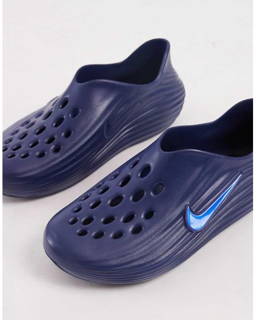 Nike Blue Reactx Sliders for men