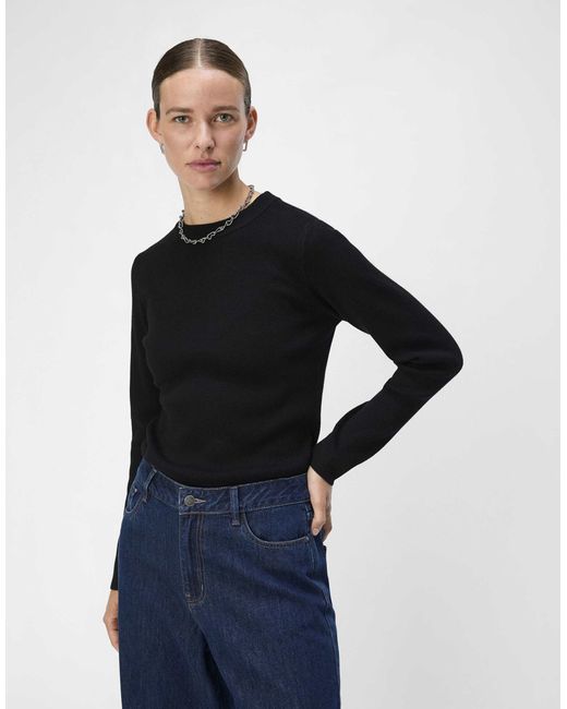 Pull Object en coloris Blue