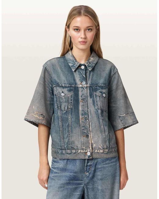 AllSaints Juni Terry in het Blue