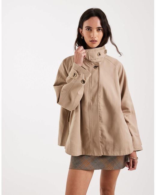 ONLY Natural High Collar Cape Jacket