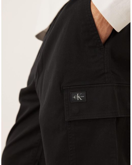 Calvin Klein White Regular Straight Cargo for men