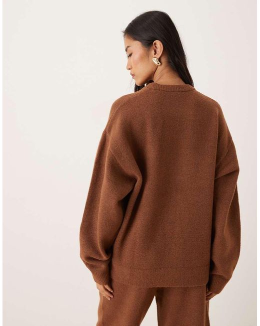 Adidas Originals Brown Knitted Jumper