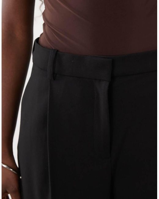 Mango Black Tailored Straight Trouser