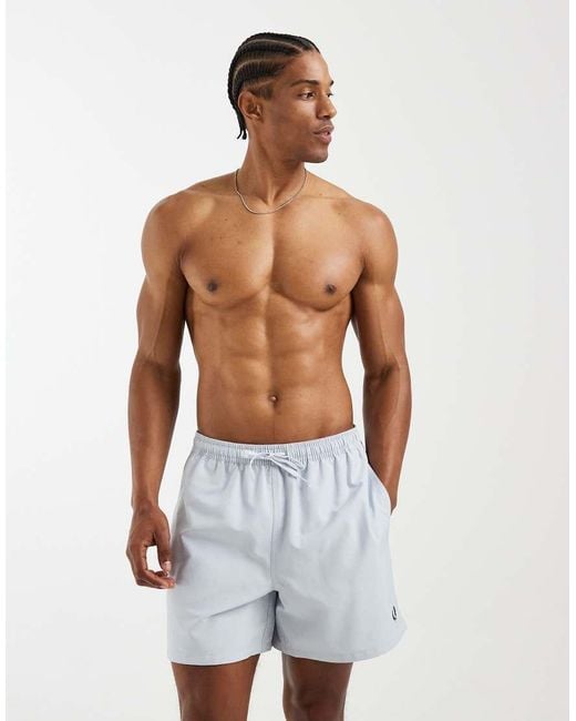 Fred Perry White Swim Shorts for men