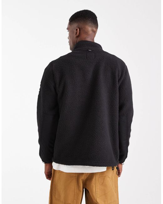 Timberland – jacke aus hochflorigem fleece in Blue für Herren