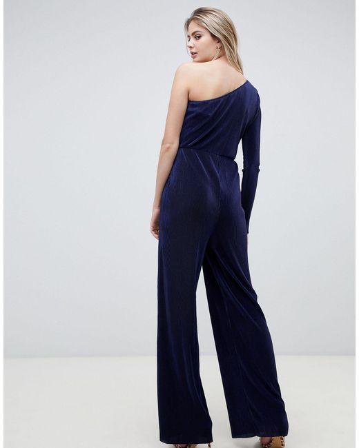 asos navy blue jumpsuit
