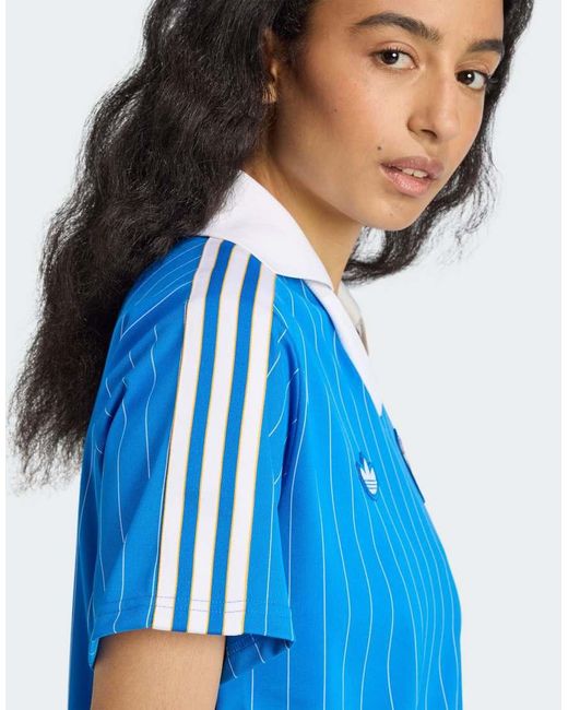 Adidas Originals Blue Real Madrid Terrace Icons Dress