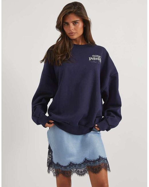 Skinnydip London Blue Disney Peter Pan Star Sweatshirt