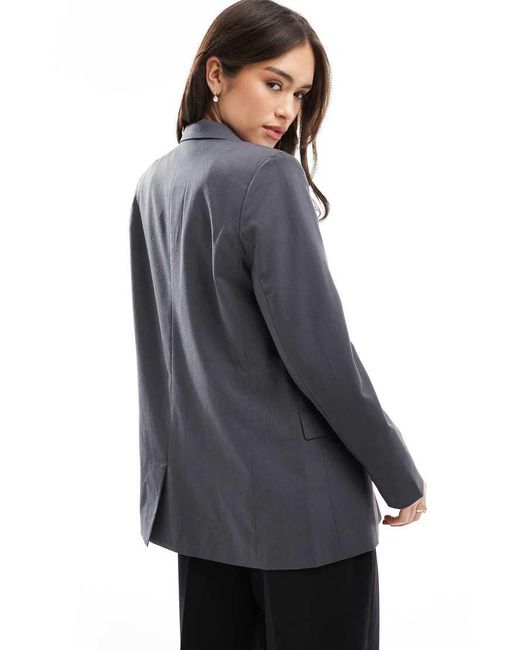 Vero Moda Gray Slim Tailored Blazer Co-ord