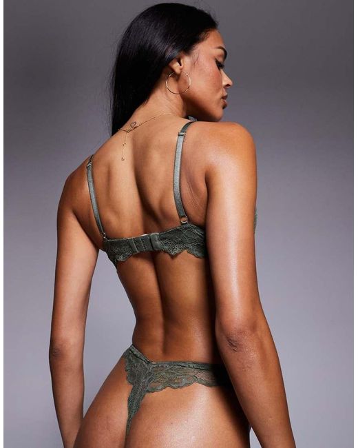 Boux Avenue Gray Molly Plunge Bra