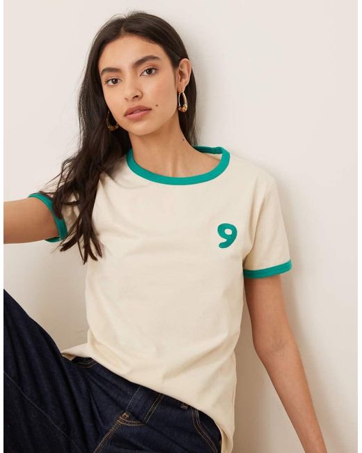 Wrangler Blue X Lainey Wilson Ringer Hearts Tee