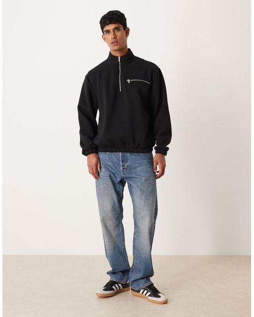 ASOS – relaxed fit sweatshirt in Black für Herren