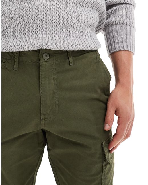 Jack & Jones Green Intelligence Cargo Trouser for men