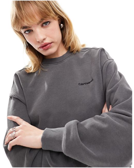 Duster - sweat-shirt Carhartt en coloris Gray