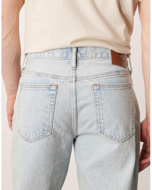 Abercrombie & Fitch Natural Straight Leg Jeans for men