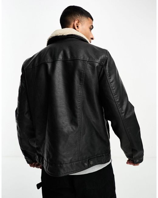 Sherpa Jacket Men Levis Mens Jacket KARL LAGERFELD Men's Sherpa