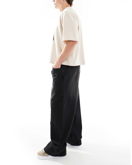 ASOS White Super baggy Jeans With Tint for men