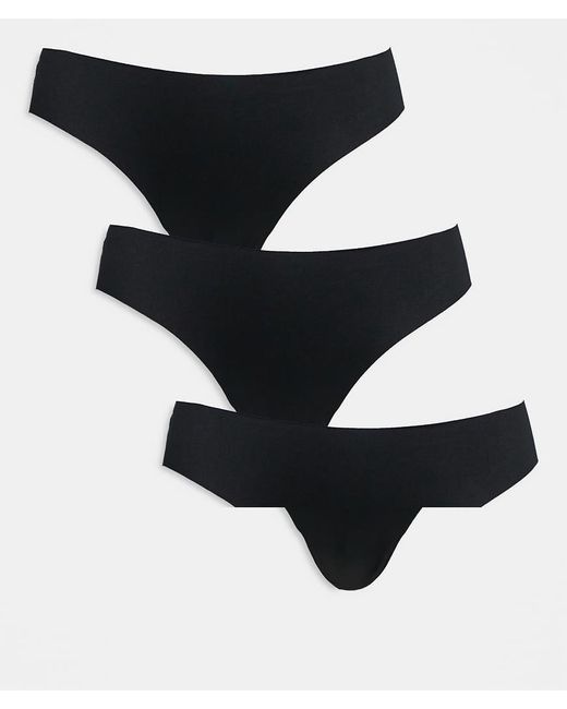 Vero Moda Black 3 Pack Briefs
