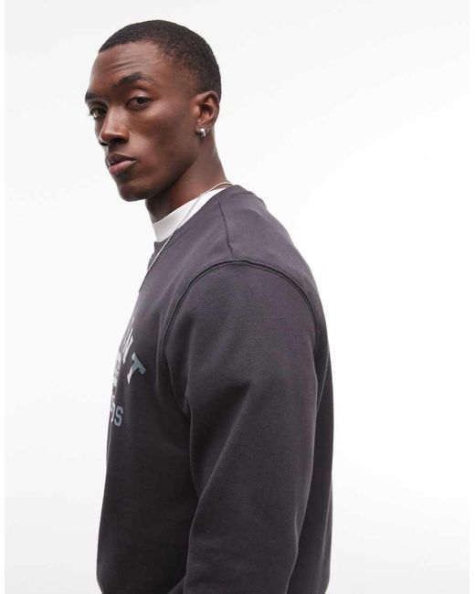 Element Blue Graphic Sweatshirt for men