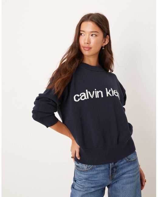 Calvin Klein Blue – strickpullover