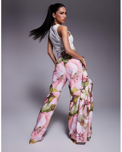 Pantalon d'ensemble ASOS en coloris Purple