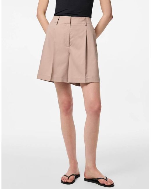 Pieces Bermudashort in het Natural